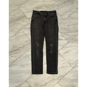 Levis 511 Premium Jeans Slim Fit Medium Wash Black Stretch Denim Mens Size 29X30